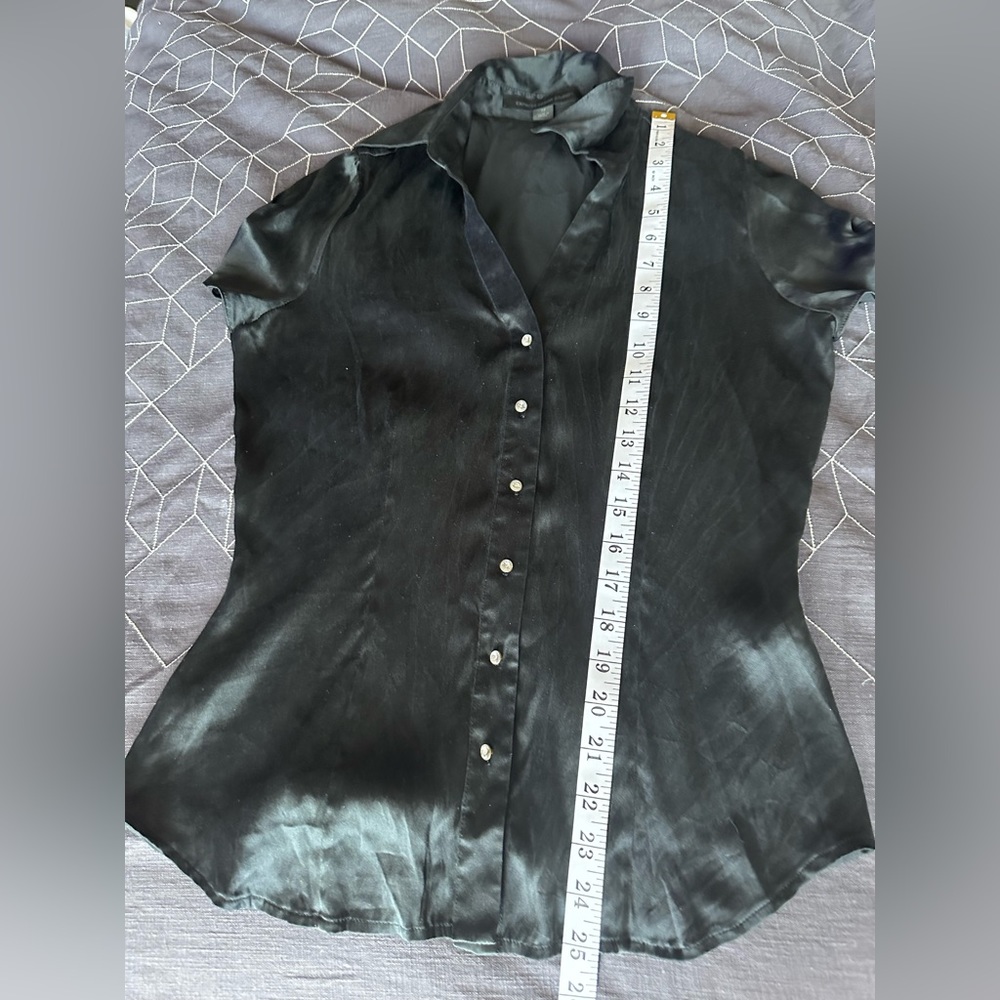 Express Button Front Blouse Size M - image 4